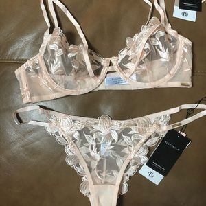 Bluebella Victorias secret bra and panty set